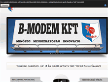 Tablet Screenshot of bmodem.hu